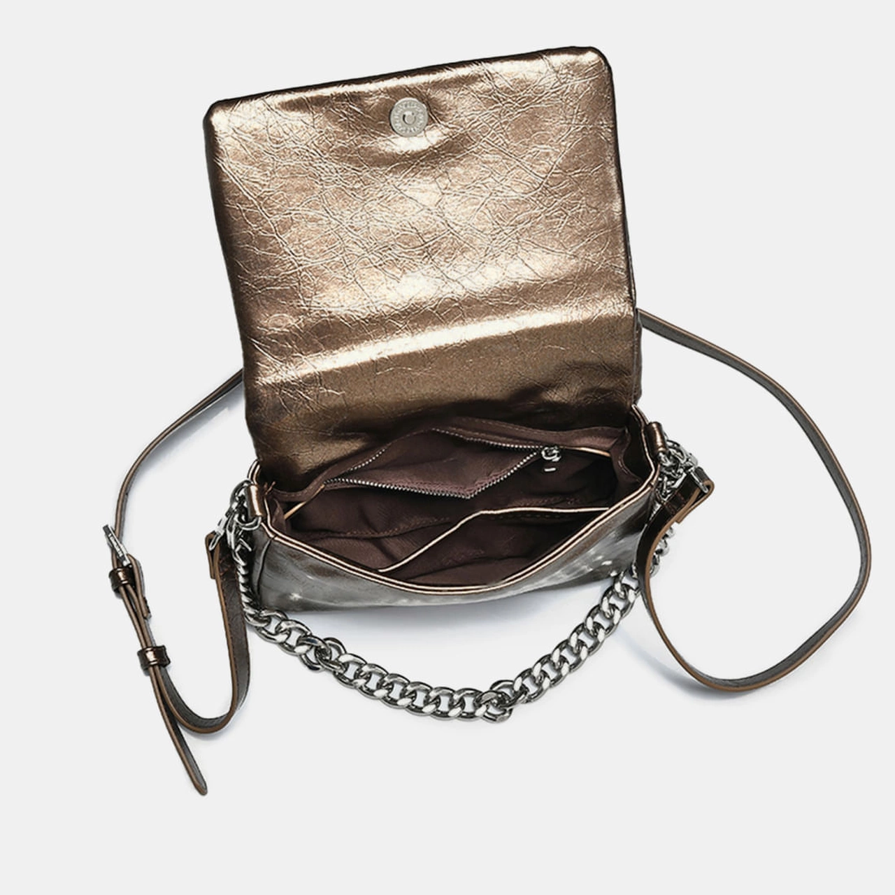 Bolsa Tiracolo Marrom