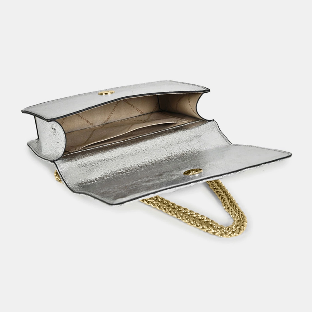 Bolsa Tiracolo Prata