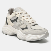 Tênis Casual Esportivo Cinza e off white