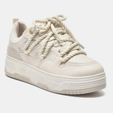 Tênis Street Bege e branco e off white