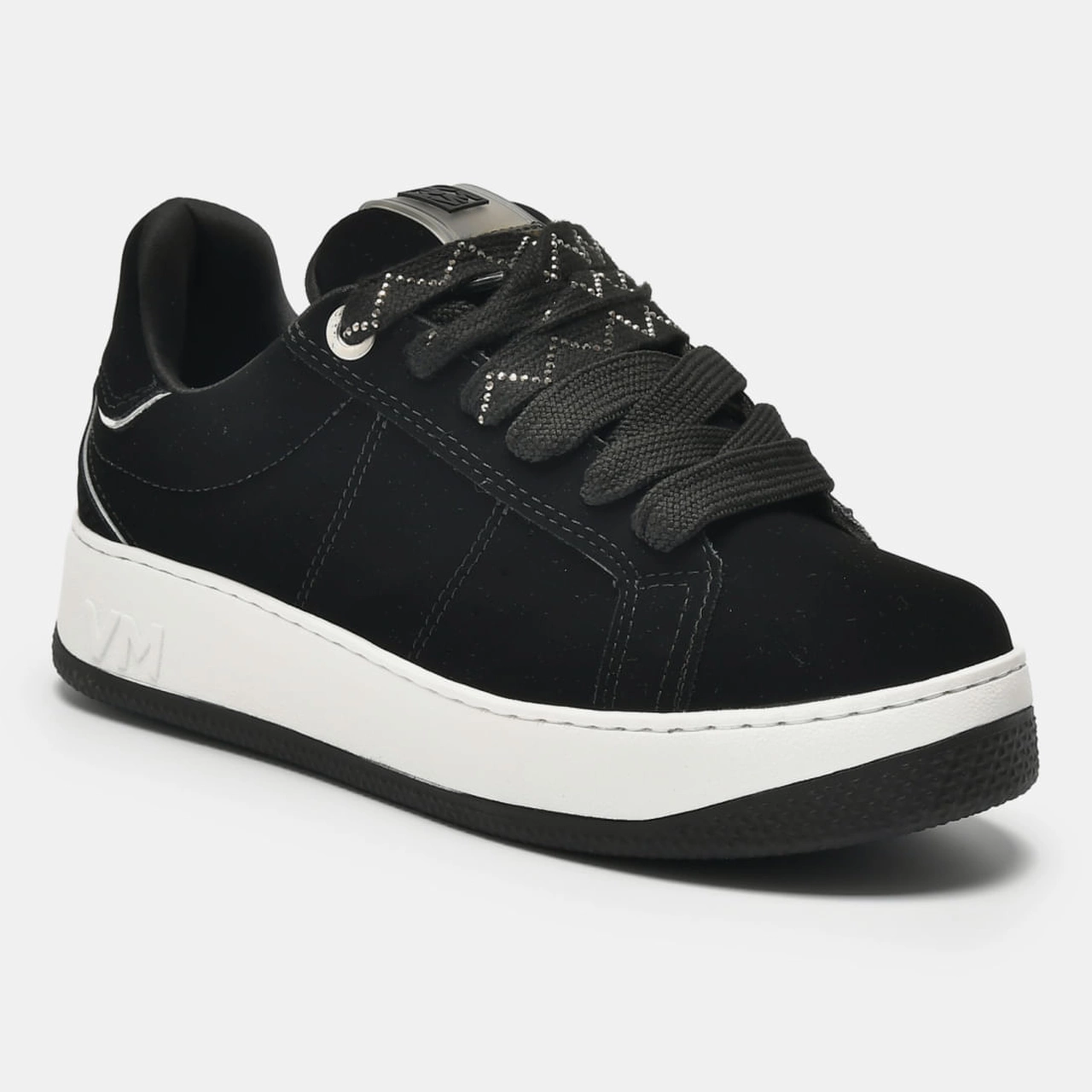 Tênis Street Prata e preto