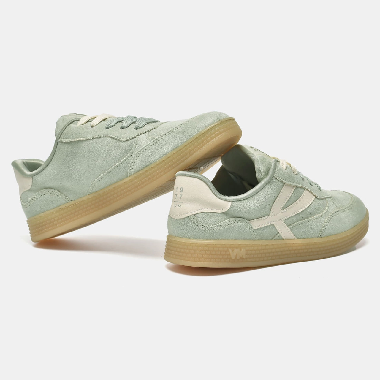 Tênis Casual Off white e verde