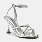 Sandália Social Prata