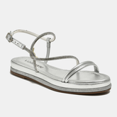 Sandália Papete Prata