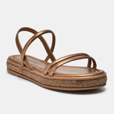 Sandália Papete Bronze