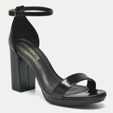 Sandália Plataforma Preto