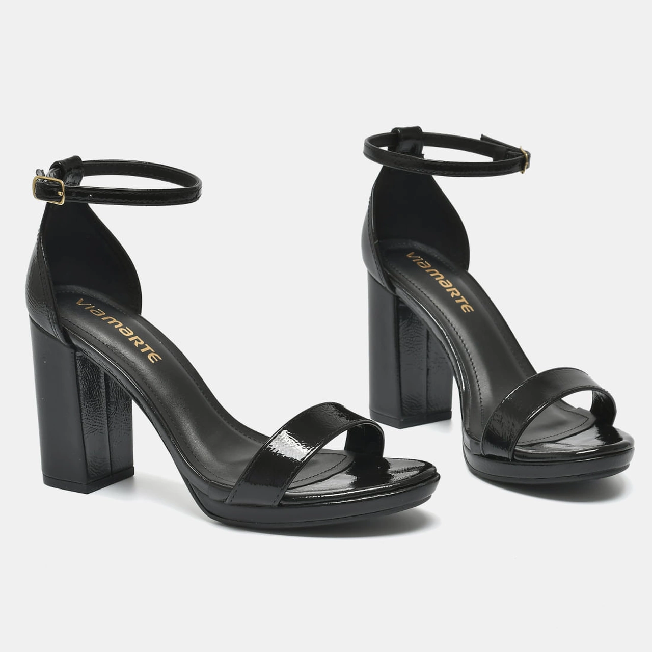 Sandália Plataforma Preto