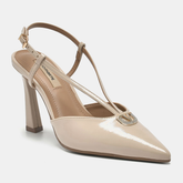 Sapato Scarpin Bege