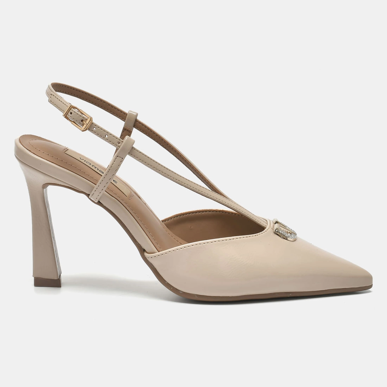 Sapato Scarpin Bege