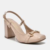 Sapato Slingback Bege