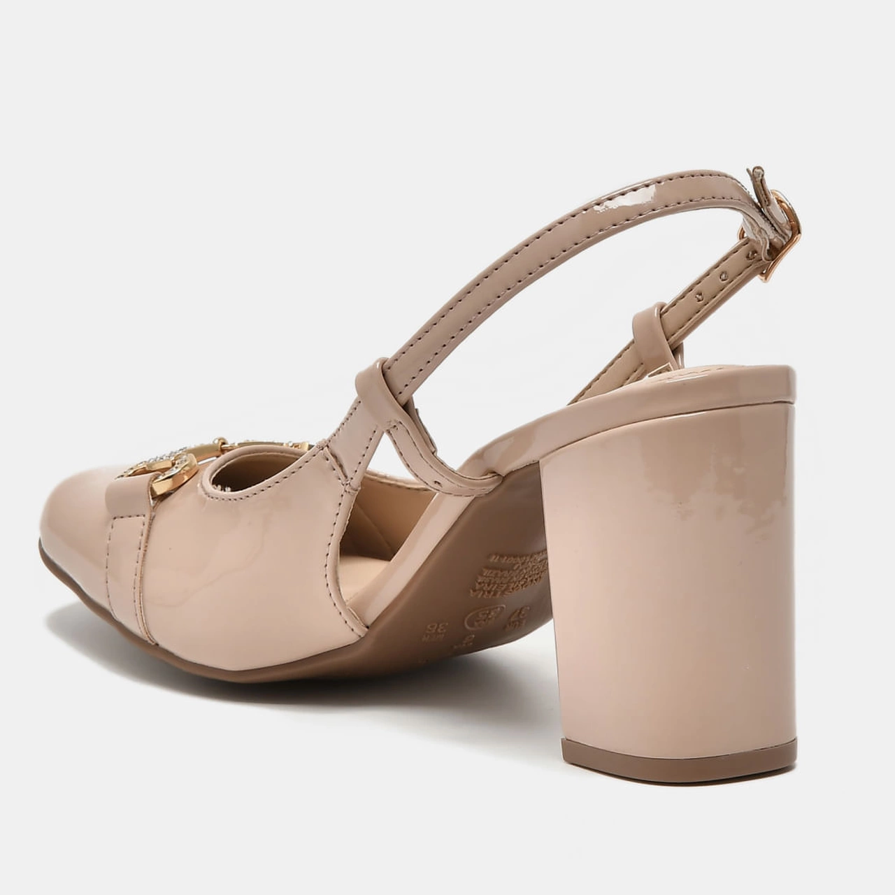 Sapato Slingback Bege