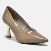 Sapato Slingback Taupe
