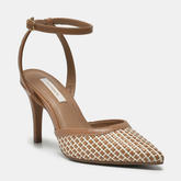 Sapato Scarpin Marrom