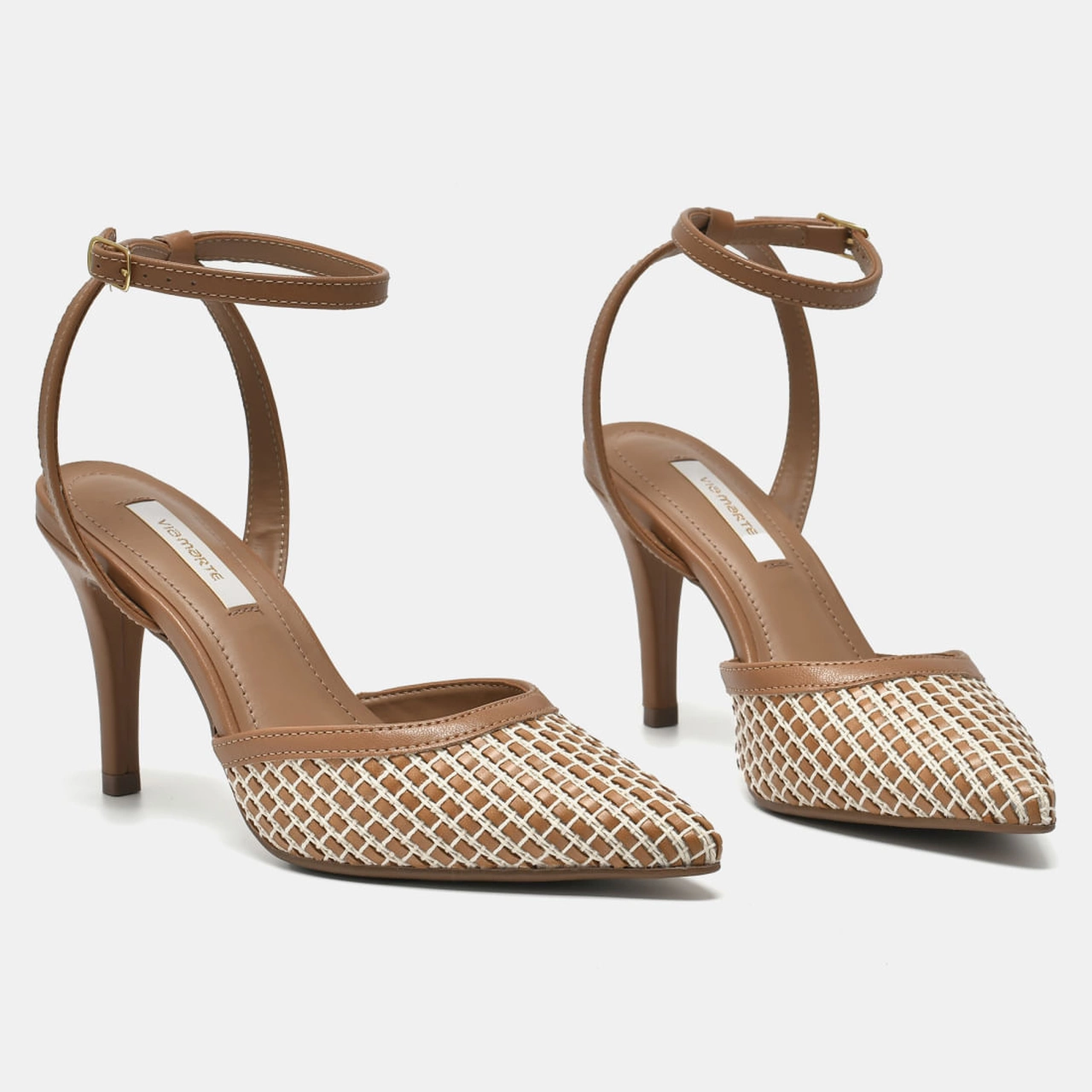 Sapato Scarpin Marrom