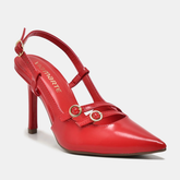 Sapato Slingback Vermelho