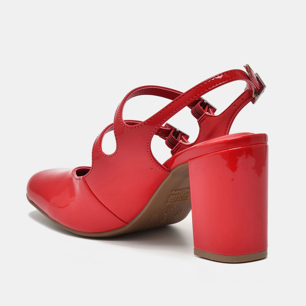 Sapato Slingback Vermelho