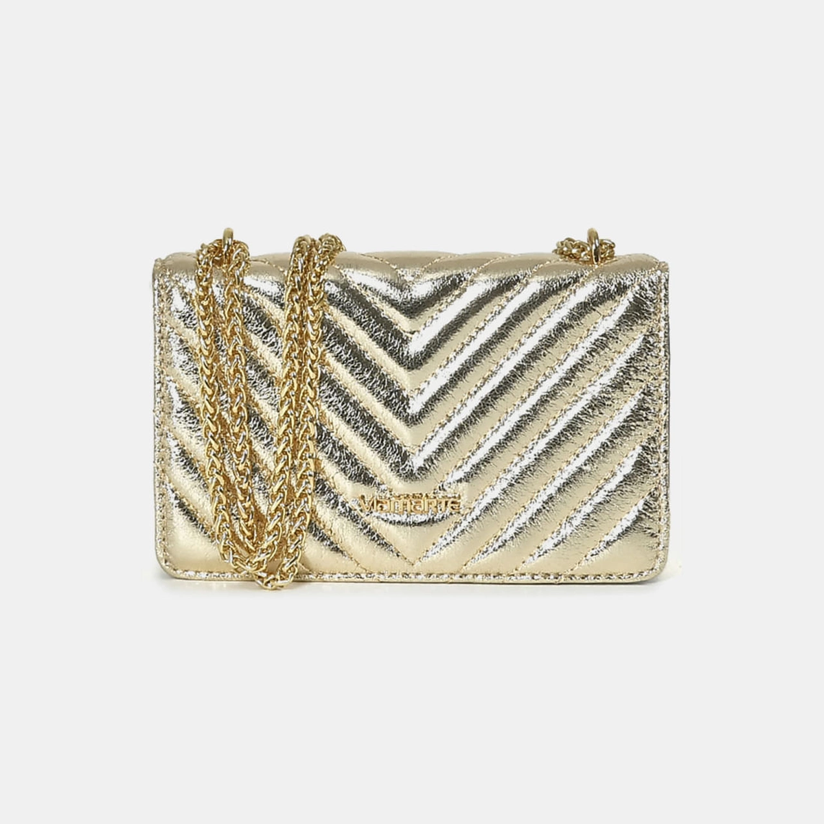 Bolsa Tiracolo Dourado
