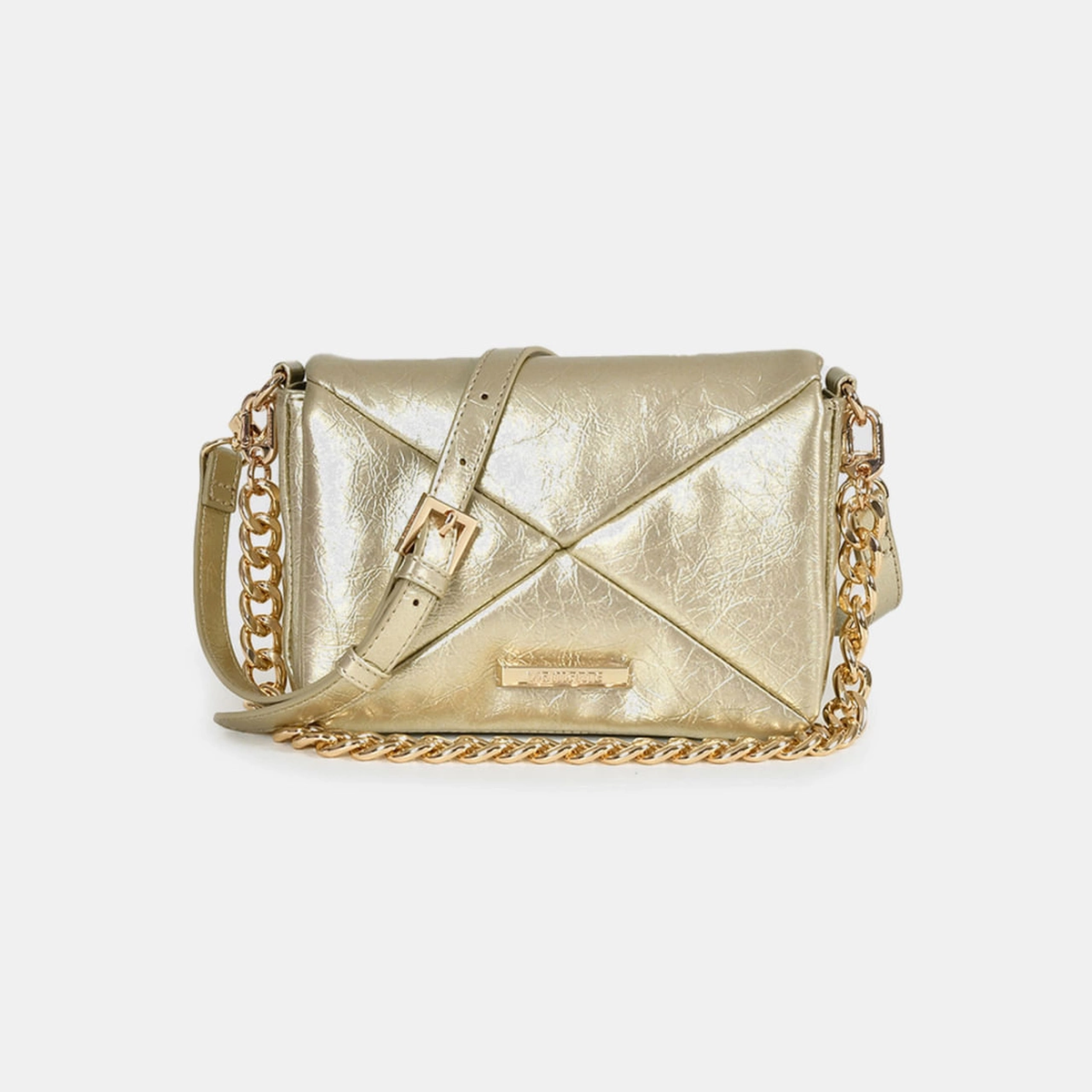Bolsa Tiracolo Dourado