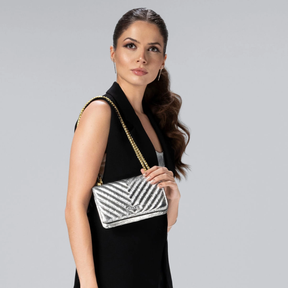Bolsa Tiracolo Prata
