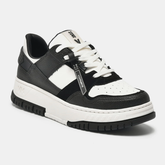 Tênis Casual Branco e preto
