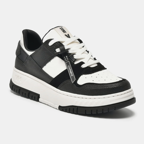 Tênis Casual Branco e preto