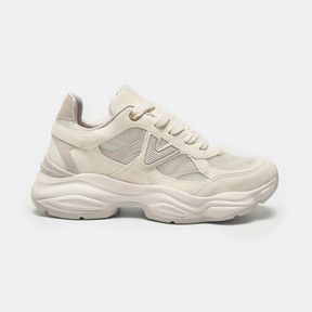Tênis Casual Esportivo Bege e off white