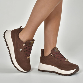 Tênis Casual Marrom