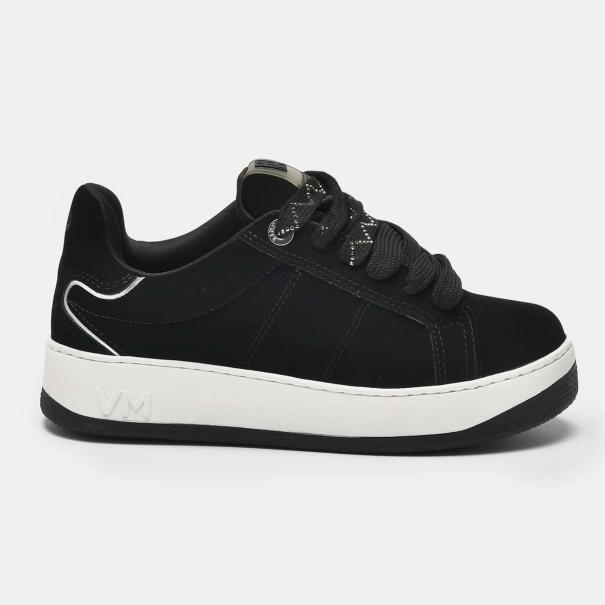 Tênis Street Prata e preto