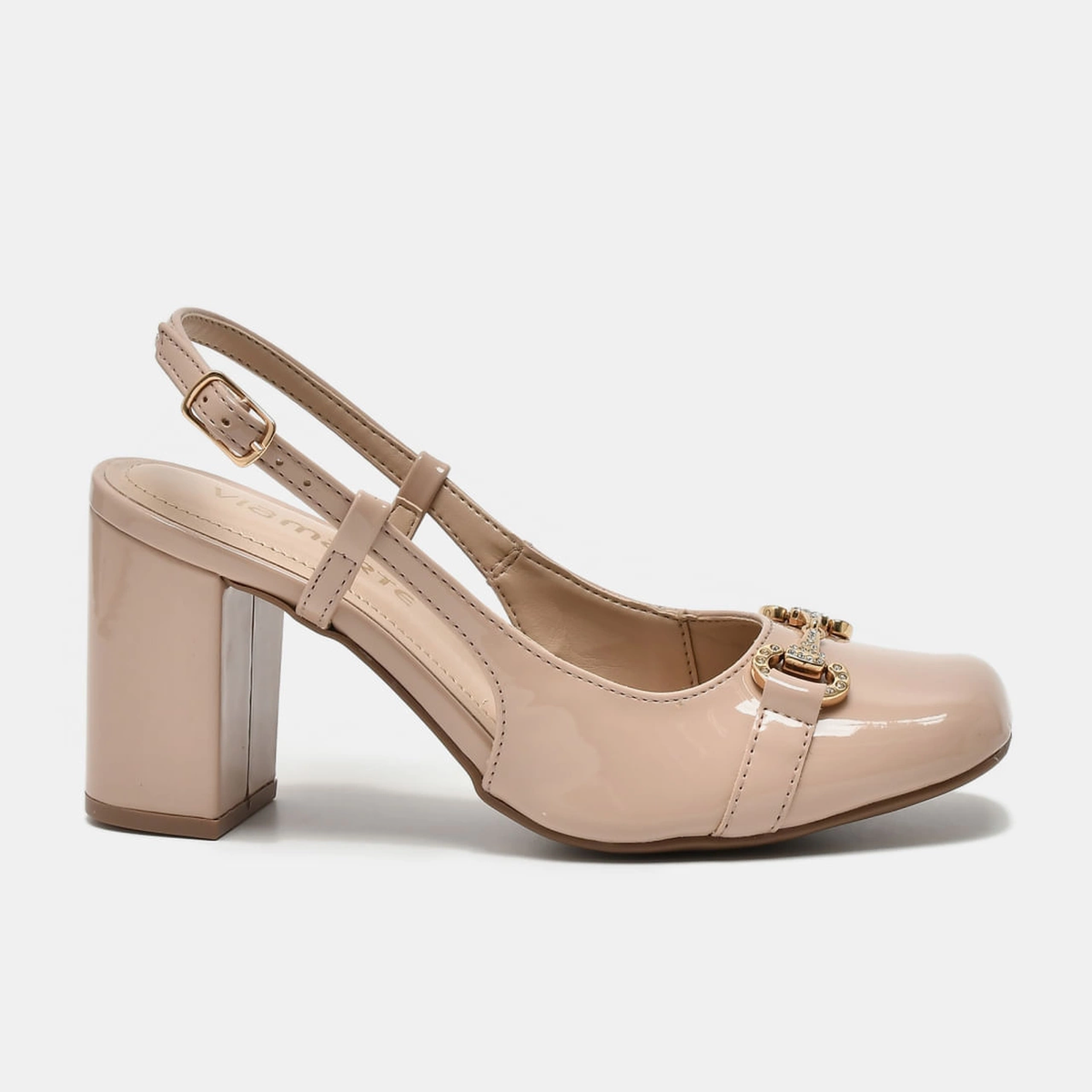 Sapato Slingback Bege